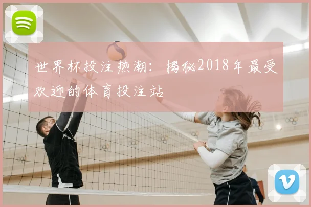 世界杯投注热潮：揭秘2018年最受欢迎的体育投注站