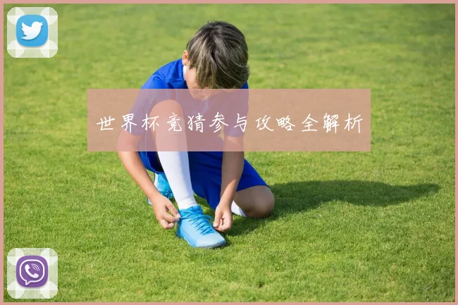 世界杯竞猜参与攻略全解析
