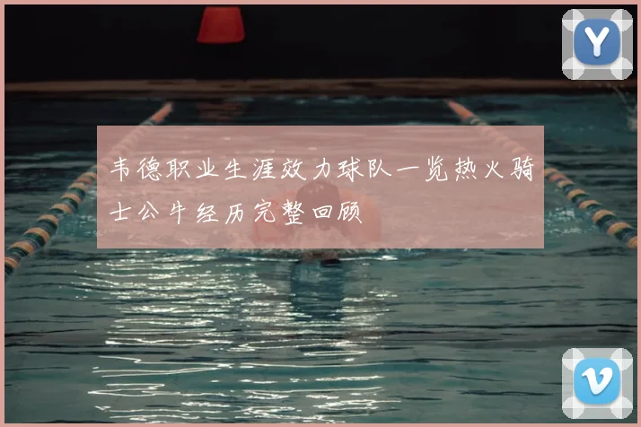 韦德职业生涯效力球队一览热火骑士公牛经历完整回顾